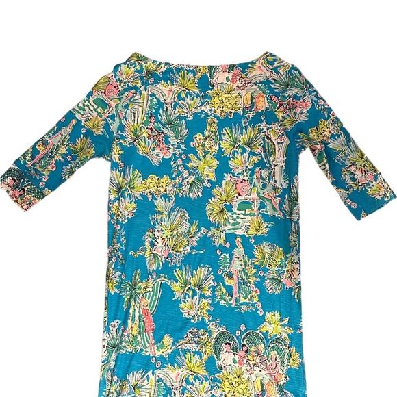 Lilly Pulitzer Cassie Jungle Glam Toile Dress Size‎ XS - Picture 4 of 4